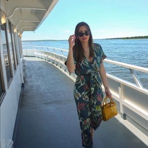 Summer Zara Jumpsuit!! Tropical print